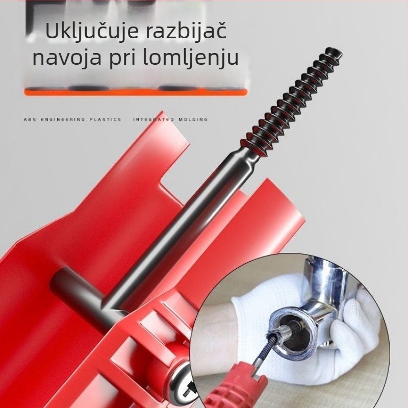 Alat za pozicioniranje pod pravim kutom - višenamjenski vodovodni alat za kupaonicu, demontaža i ugradnja umivaonika, cijevi i kutnog ventila (Uvoz: Ne; Bez licenciranih privatnih marki)