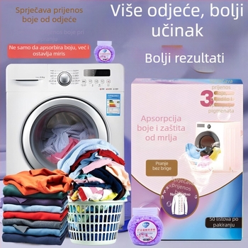 Listovi za hvatanje boje u pranju – netkani materijal, zaštita od bojanja, Pakiranje: kutija, Količina u kutiji: 50, Značka: Drugo