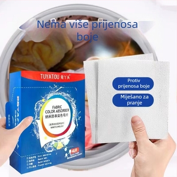 Rabbit Girl List za hvatanje boje pri pranju — dubinsko čišćenje, zaštita boje, netkani materijal