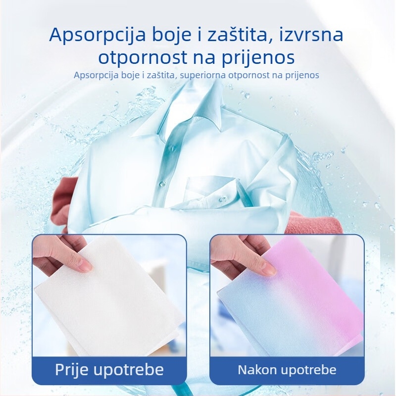Juqi Listovi za pranje protiv prijenosa boje – Zaštita boje, Apsorpcija boja, Za odjeću