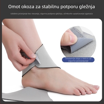 Ortez gležnja za sport – zaštita gležnja za nogomet, košarku, badminton i trčanje; glavni materijali: Lycra, pjena od gume (imitacija dopuštena); kategorija: ortoza gležnja