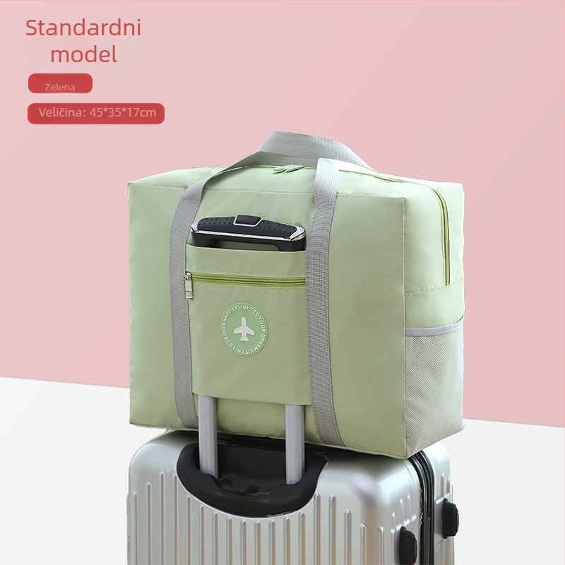 Putna torba s kvadratnom ručkom, platnena, vodootporna, moderni minimalistički stil