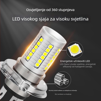 Prednja LED svjetla za motocikl — model motor225, 12V, LED izvor svjetla, vijek trajanja 50.000 sati