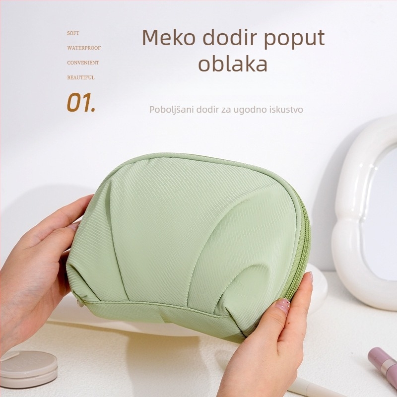 Beilian kozmetička torbica za putovanja, poliester, višefunkcionalni organizator za ruževe i njegu kože, stil ručne torbe