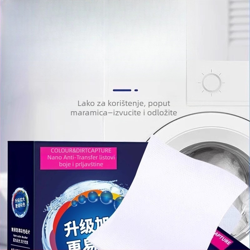 Color Catcher listovi za pranje — apsorbiraju boje, sprječavaju miješanje boja, hvatač vlakana