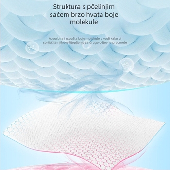 jiffine Listovi za apsorpciju boje za pranje, 50 komada, sprječavaju transfer boje, Kućna upotreba