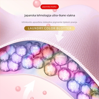 Wordlife Listovi za apsorpciju boja za rublje, 60 listova po paketu, 48 paketa u kutiji