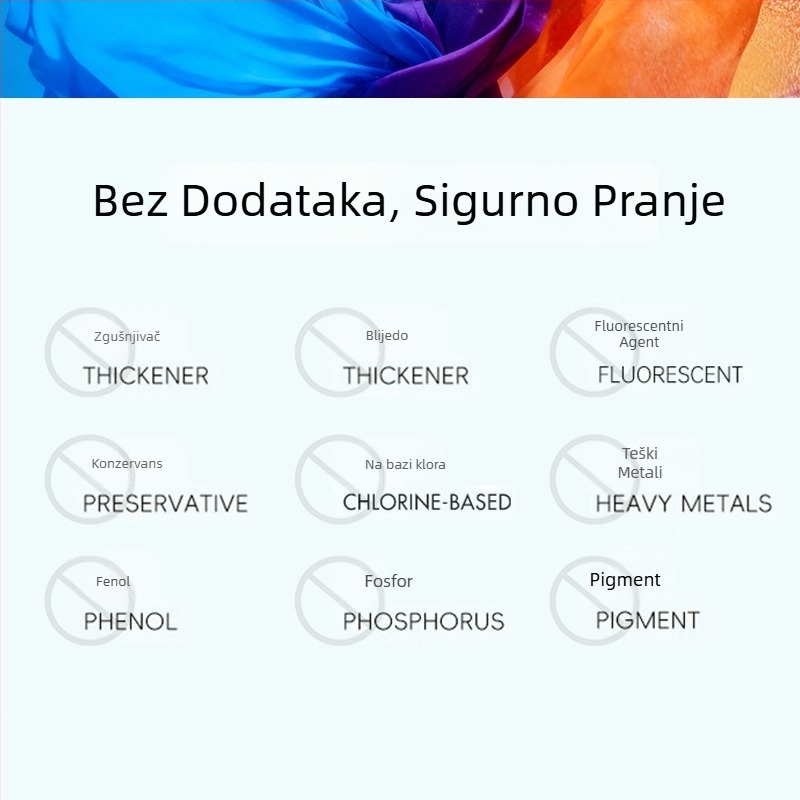 Fiksator boje za odjeću - sprječava prijenos boje, tekući deterdžent za pranje, kućna upotreba