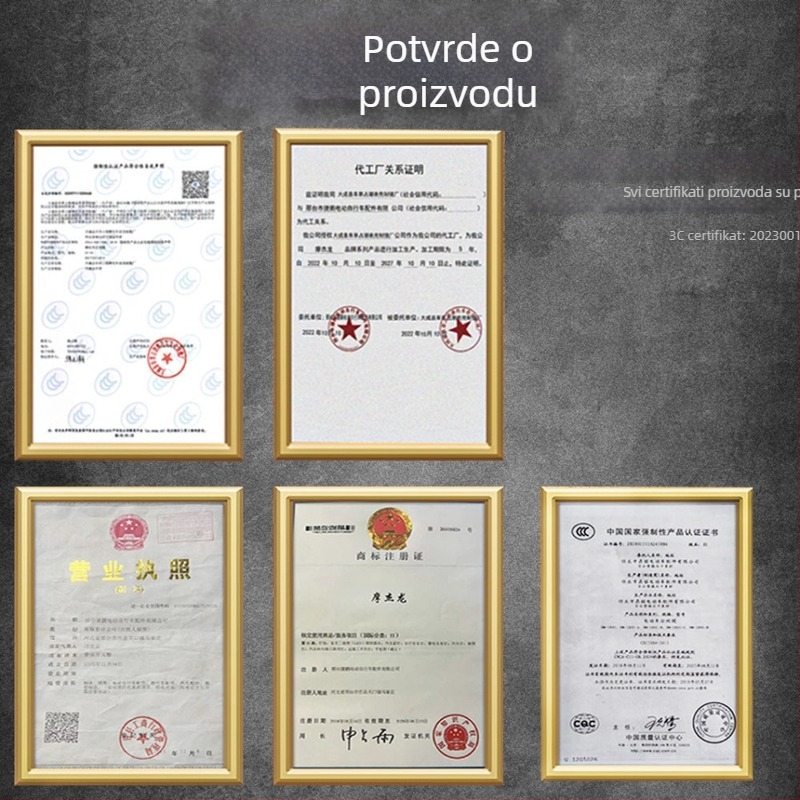 Retrovizor za skuter Mojielong Qiaoge 100, kompatibilan s Qioge Li Ying Ling Ying, plastično kućište, montaža s desnom i lijevom navoja