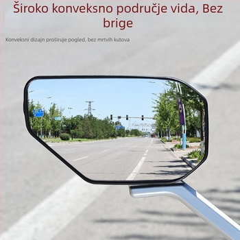 Zadnje ogledalo za električne motocikle, ABS plast + staklo, Mogelon