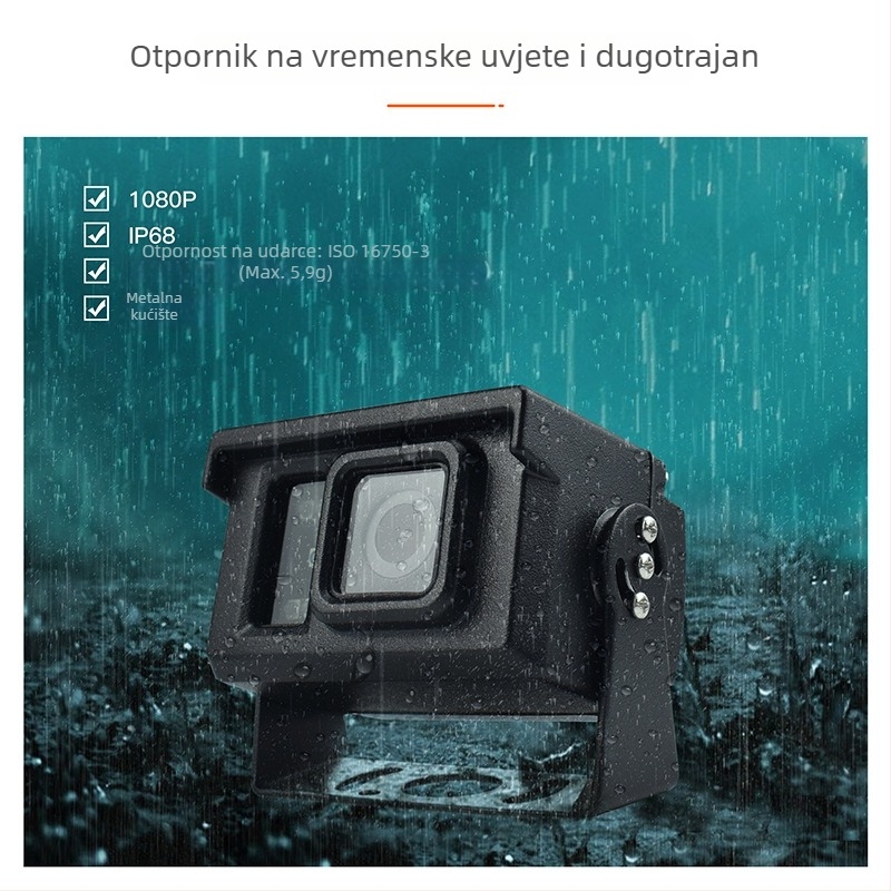 AI dvostruka kamera za desni mrtvi kut kamiona, BSD detekcija, AHD video signal, noćni infracrveni pogled