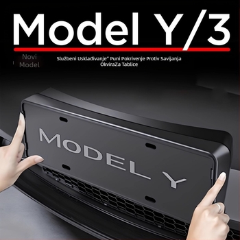 Okvir registarske pločice za Tesla Model 3/Y – plastični, Broj proizvoda YS-01, Tip: Drugo