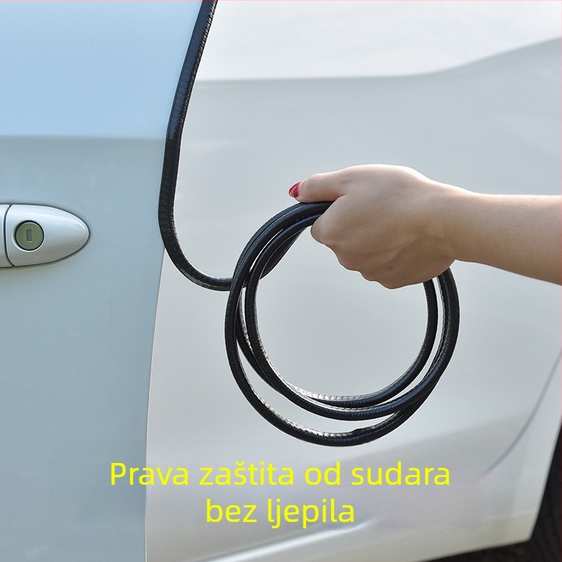 Automobilska U-oblik zaštitna traka, PVC+metal, univerzalna kompatibilnost, model Bumper strip 1, Crazy Yao