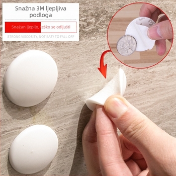 Silikonski odbojnici za vrata (10 kom.) – samoljepljivi nosač, zaštita zidova i kvaka, otporni na habanje, koroziju i visoke temperature