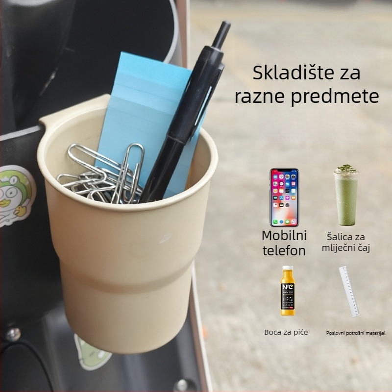 Držač čaše za Nine-Series EV, kompatibilan s ventilacijom, plastični, model AC-2385, vodootporan, prilagodljiv