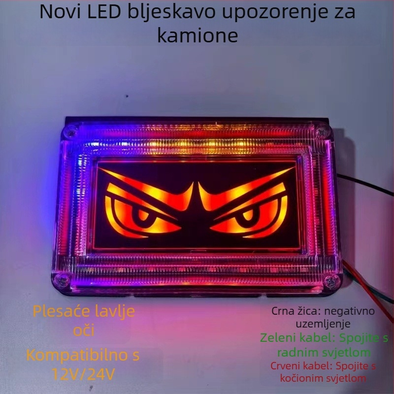 Zadnje LED svjetlo za maglu za kamione i kombije, 12/24V, 10W, 5000 lm, 5000K