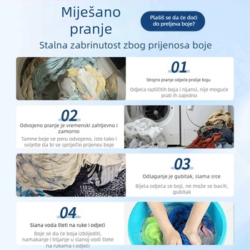 List za hvatanje boje za pranje – Sprječava prijenos boje, Za pranje mješovite odjeće, Pogodno za razne tkanine; Brend: Own Brand