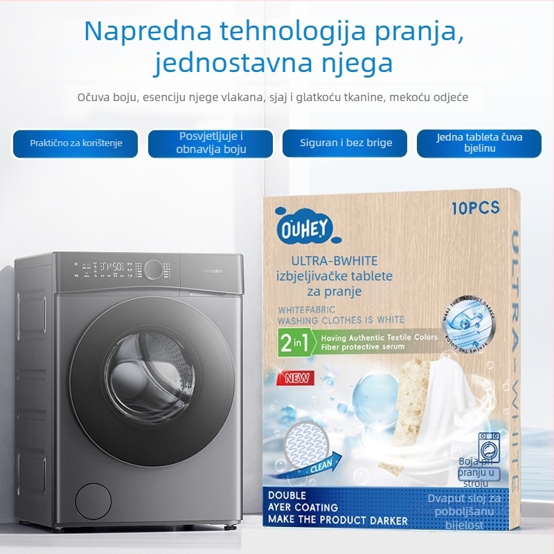 Tablete za izblijedivanje odjeće – Whitening Tablets serija, neto sadržaj ispod 200 g, kutija 204 komada, osnovno pakiranje