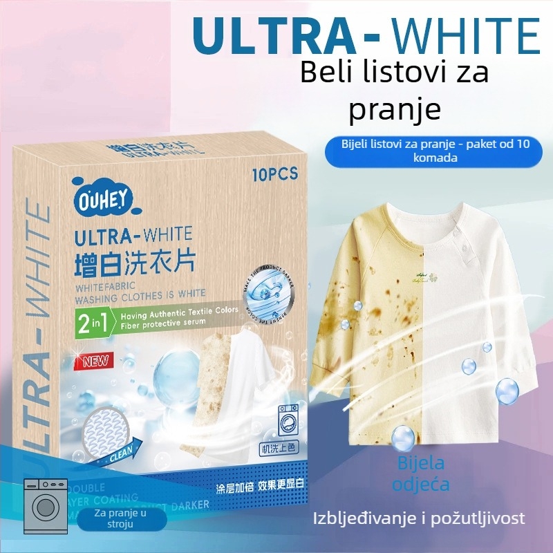 Tablete za izblijedivanje odjeće – Whitening Tablets serija, neto sadržaj ispod 200 g, kutija 204 komada, osnovno pakiranje