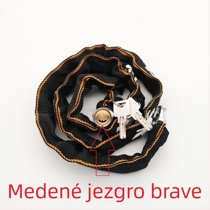 Hengshen Lock 612 Lančani kat za bicikle i motocikle – željezo, 360 g, Model: 612