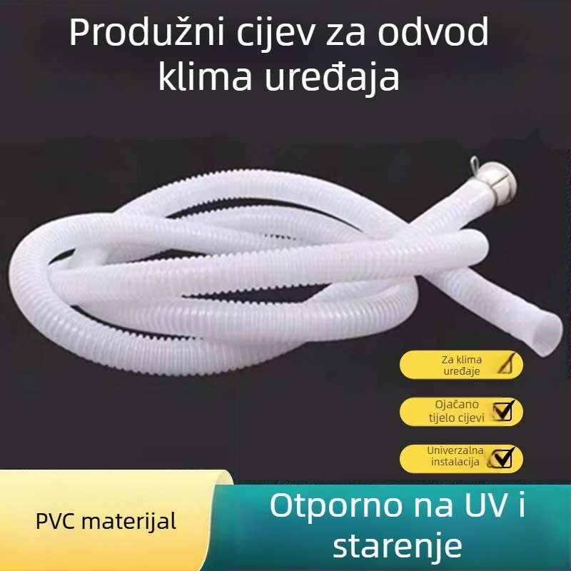 PVC produžni cijev za odvodnju/ulaz, model Ulazna cijev, priključivanje instalacije, marka Yellow Nest, moderan jednostavan stil