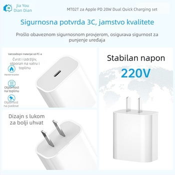 3-u-1 USB kabel set Lightning, Micro USB i Type-C za PD brzo punjenje – TPE materijal, kompatibilan s iPhone 15-16