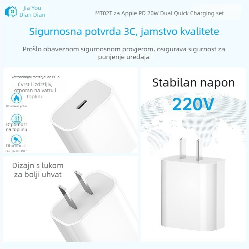 3-u-1 USB kabel set Lightning, Micro USB i Type-C za PD brzo punjenje – TPE materijal, kompatibilan s iPhone 15-16