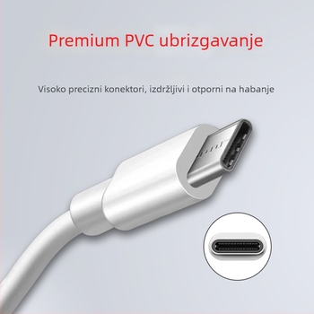 GARLONG 3-u-1 USB-C/Lightning/Micro USB kabel za punjenje, brzo punjenje, izlaz 10W, PVC kabel