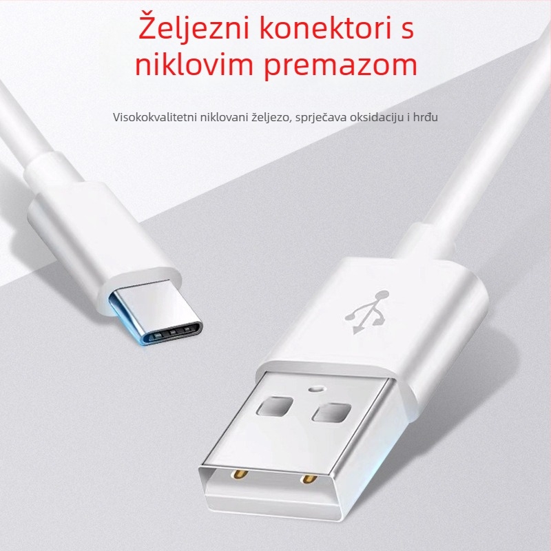 GARLONG 3-u-1 USB-C/Lightning/Micro USB kabel za punjenje, brzo punjenje, izlaz 10W, PVC kabel