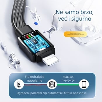 Remax USB-A na USB-C kabel za brzo punjenje, 2.4A, 10W, PC+ABS
