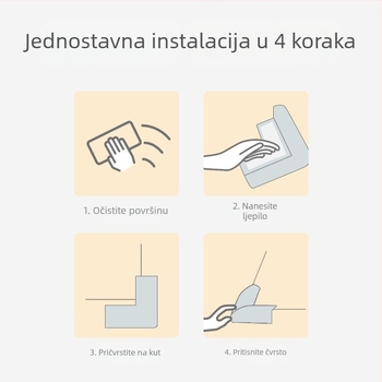 Dječji zaštitnik ugla stola - Pravokutni ugao, 200 kom, Bez marke, Bez uvoza
