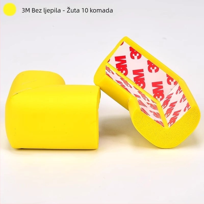 Dječji zaštitnik ugla stola - Pravokutni ugao, 200 kom, Bez marke, Bez uvoza