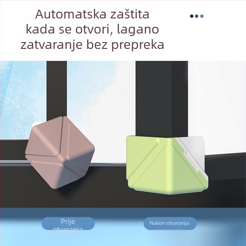 Aluminijski kutni zaštitnici za prozore - Pravokutni zaštitnici protiv sudara za prozore i vrata - Set zaštite kutova
