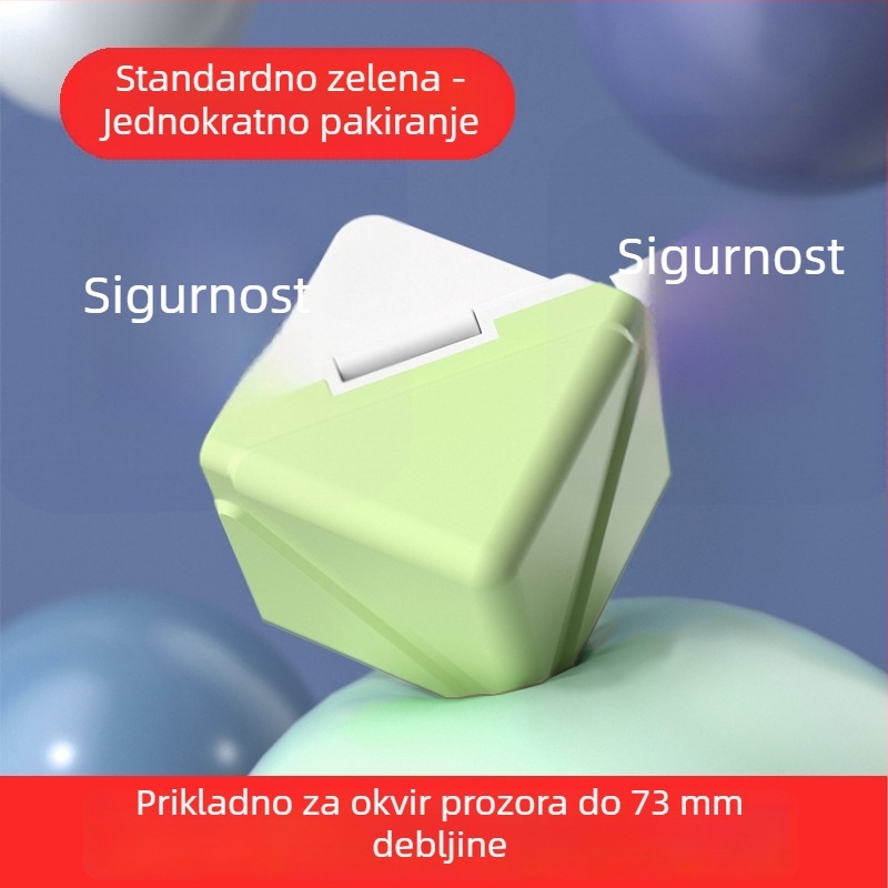 Aluminijski kutni zaštitnici za prozore - Pravokutni zaštitnici protiv sudara za prozore i vrata - Set zaštite kutova