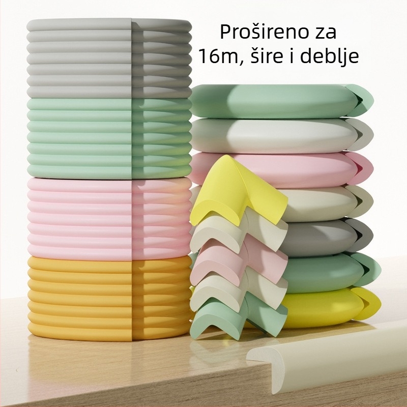 Meka zaštitna traka za kutove za djecu - podrijetlo Yiwu, branda Neck Strength, pakiranje 90 komada