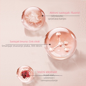 Gel za zube za odrasle – voćno izblijivanje, miris mente