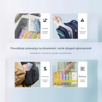 Planinsko pončo za kišu od PE - cijelo tijelo, dugačko, za odrasle, jednokratna upotreba