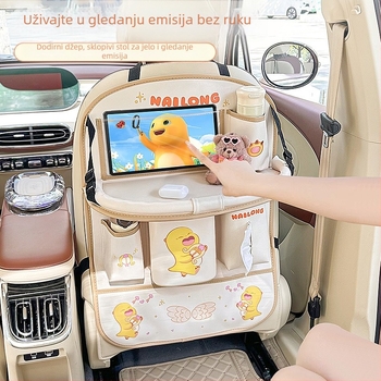 Sklopivi stol za stražnje sjedalo automobila, ugradnja klikom, univerzalna kompatibilnost, Blue Rain