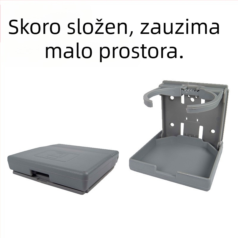 Držač čaše za auto - sklopivi, prijenosni, ABS; Model AC-2270; Šifra artikla AC-2270; Za stražnji naslon sjedala; Prilagođeno obrađivanje dostupno