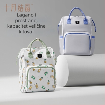 October Crystal torba za mamu – lagana, višenamjenska, 20 L kapaciteta, materijal: tkanina, uzorak: jednobojan, funkcije: proširenje i smanjenje tereta