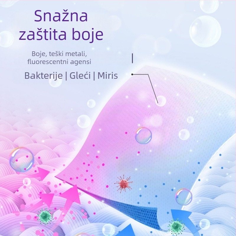 Foam List za apsorpciju boja u pranju – antibakterijska zaštita i zaštita boje