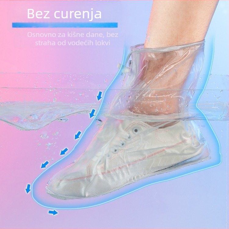 E61AAA zaštitni prekrivac za cipele za kišu, unisex, PVC, protuklizni, prilagodba dostupna, podrijetlo Guangdong, pakiranje 200 kom.