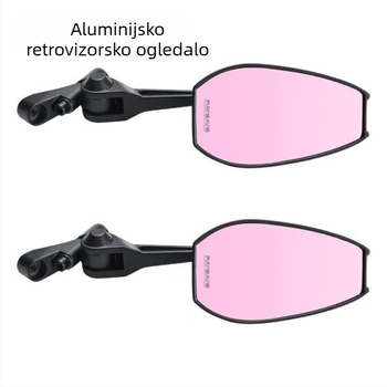 Retrovizor za mini električni automobil, aluminijska legura, kvadratnog oblika, univerzalni, navoja desno i lijevo, čvrsta otporna na udarce