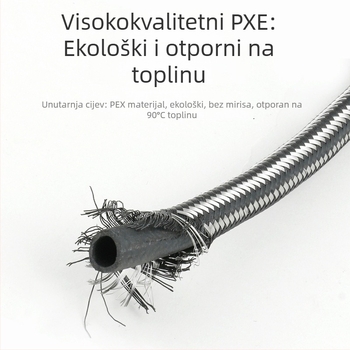 Nehrđajući čelični vodovodni spoj za slavinu – 304, 1.5 MPa, 0–95°C, navojni spoj