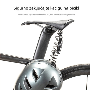 Kombinacijska brava za kacigu, cinkov leg, mehanička, model 629, prijenosna, marka NBYT