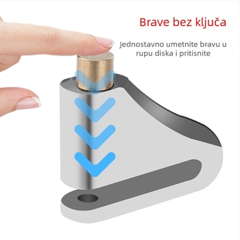 Brava za disk kočnicu za planinske bicikle – Model JY-3304, Željezo, 253 g, Marka YUUISD