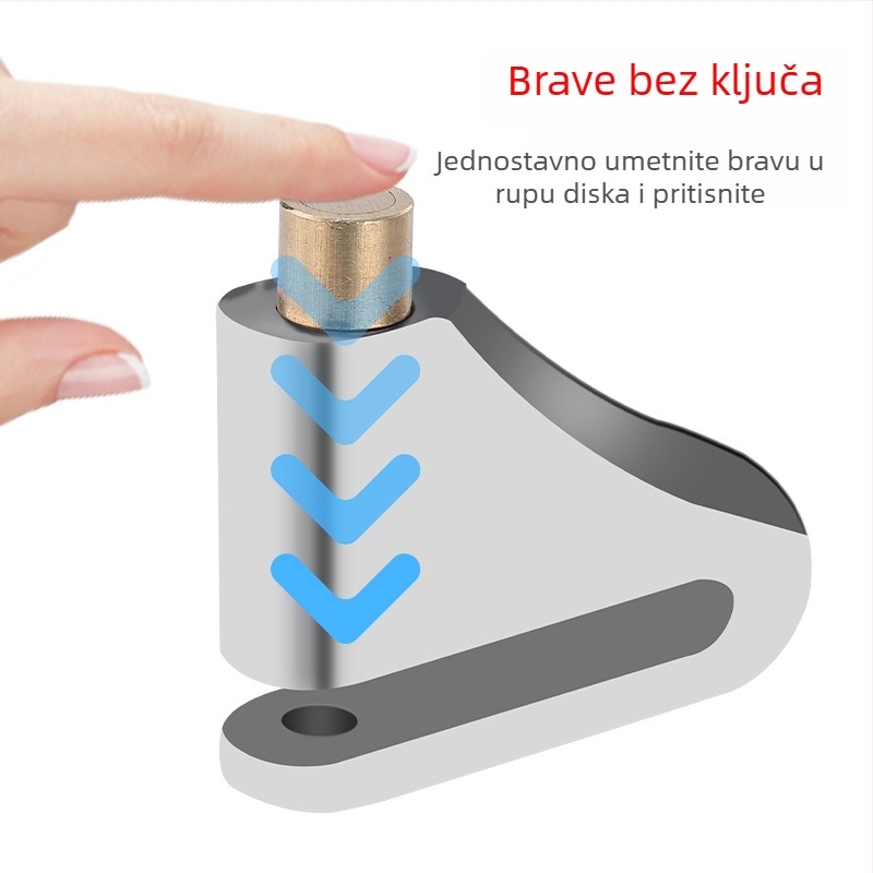 Brava za disk kočnicu za planinske bicikle – Model JY-3304, Željezo, 253 g, Marka YUUISD