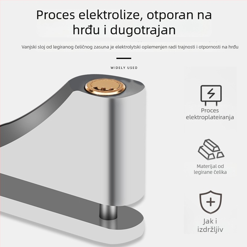 Brava za disk kočnicu za planinske bicikle – Model JY-3304, Željezo, 253 g, Marka YUUISD