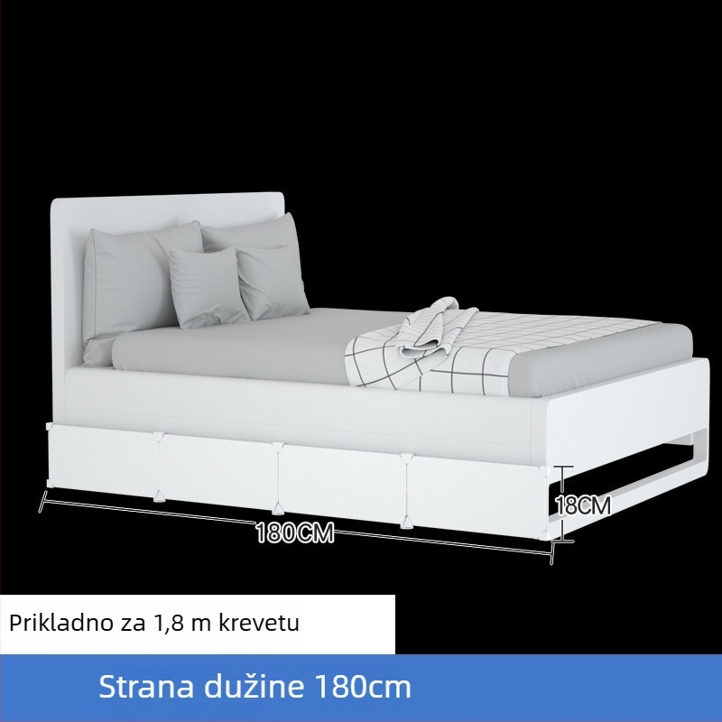 Plastična barijera ispod kreveta za mačke