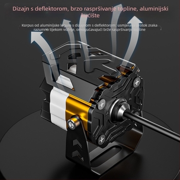 Motocikl LED projektor prednje svjetlo, 30W, 12-85V, aluminijska legura